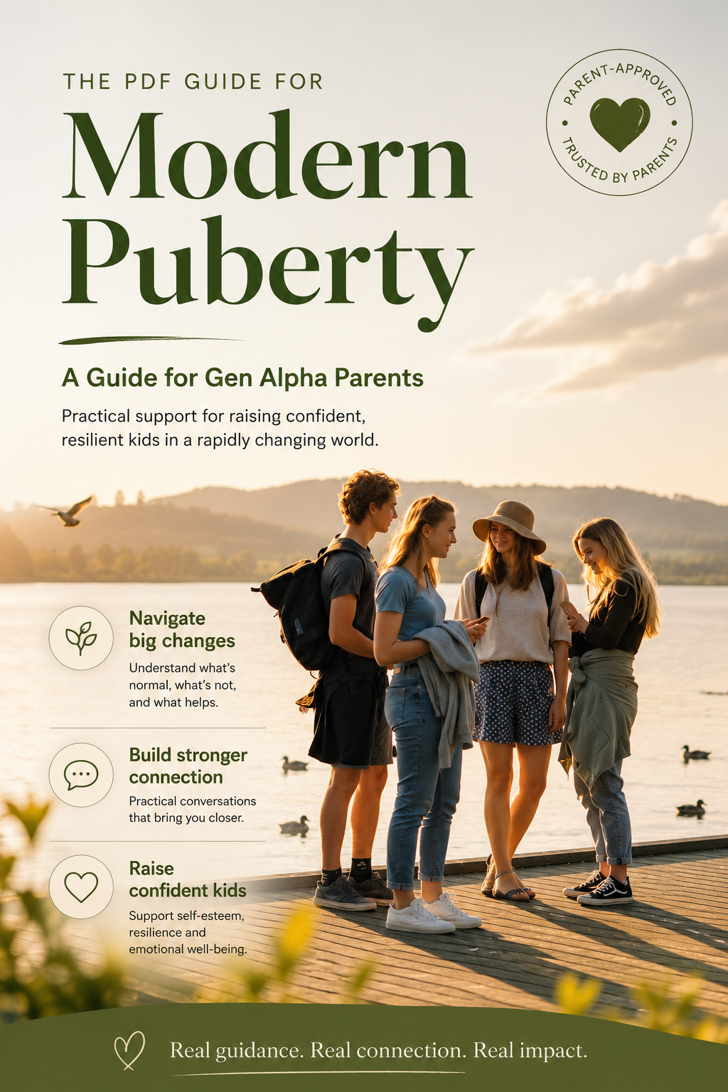 The Modern Puberty Playbook: Exactly What to Say, Age 5 to Teens — Even If Your Kid Has Already Seen More Online Than You Ever Did
